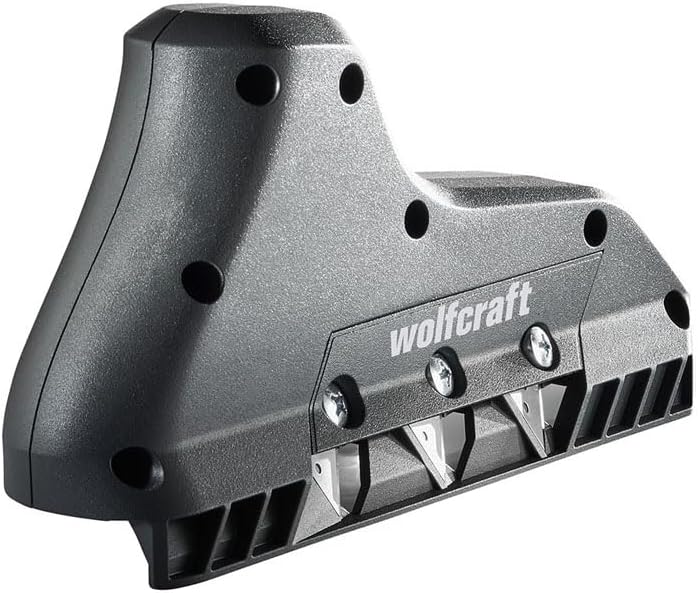 Wolfcraft Triple-Blade Edge Planer, Black