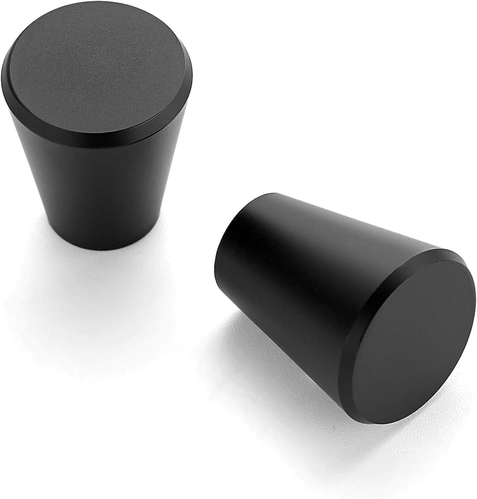 XBLDS Cabinet Knobs for Dresser Drawers Matte Black Pack of 8