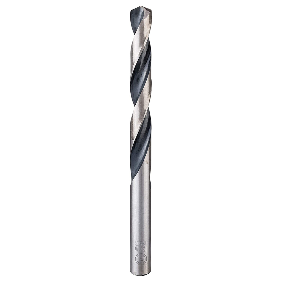 Bosch Metal Twist Drill HSS PoinTeQ Cylindrical Shank System 12mm DIN 338 (Pack of 5)