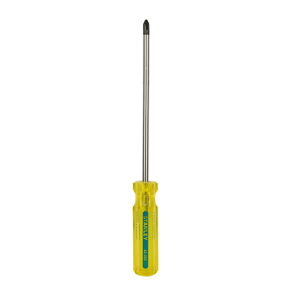 Stanley Screwdriver H1 X 75mm Black & Yellow