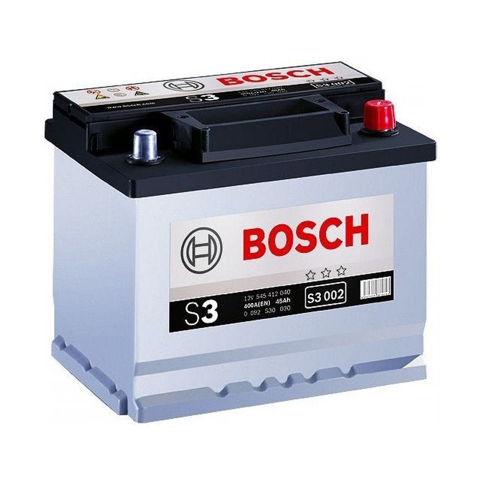 Bosch Car Battery DIN S3 12V 45AH 400A