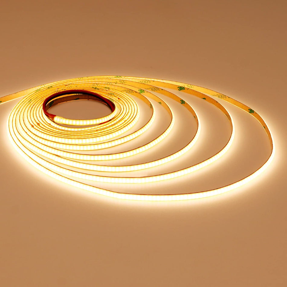 TOPAI COB LED Strip 3000K 16.4ft 12V