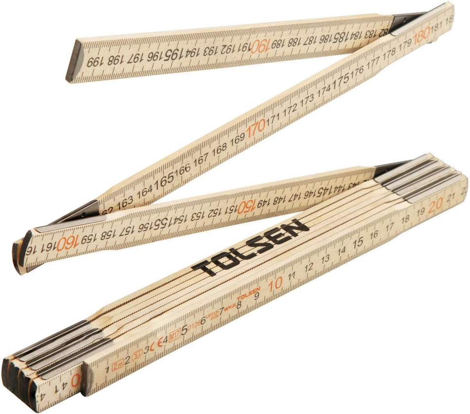 Tolsen Wood Folding Ruler