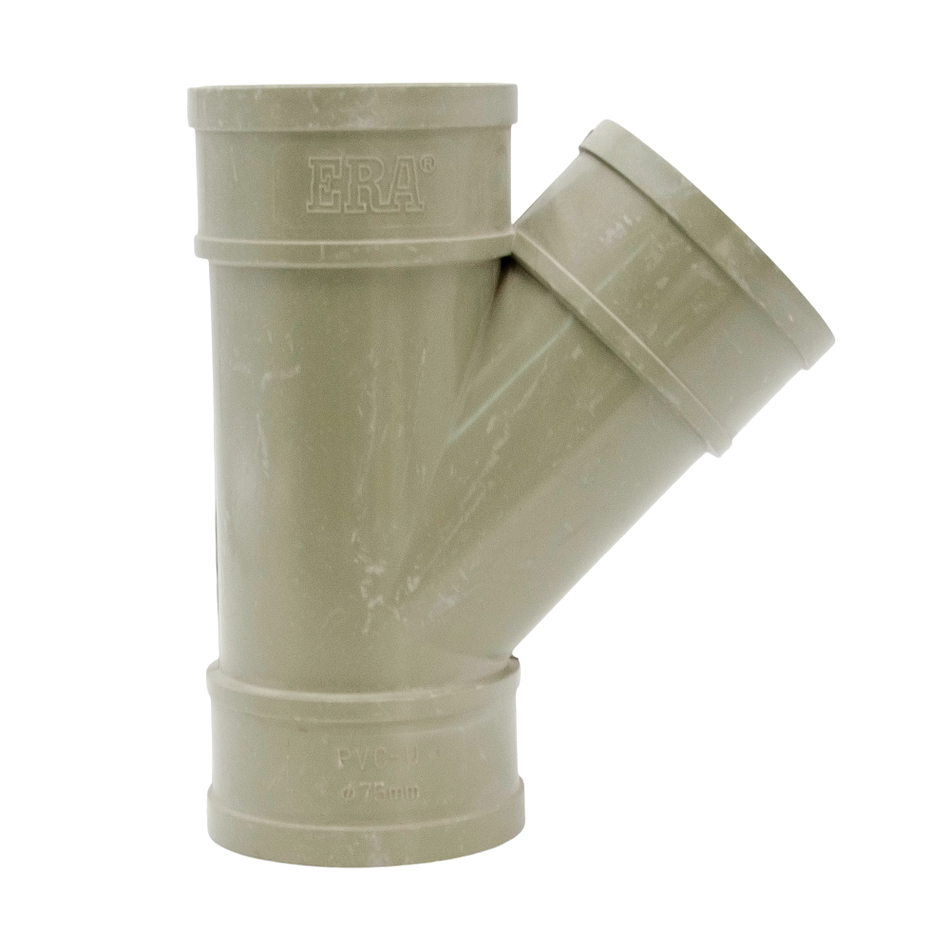 Era UPVC Y Tee 75mm - Per Pcs