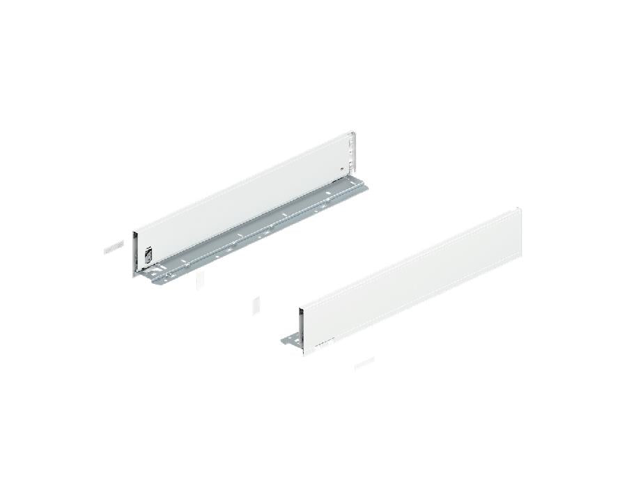 Blum LEGRABOX pure K Height Silk White Size: 550mm 770K5502S