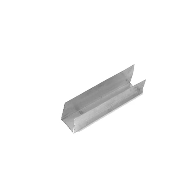 Aluminium invisible flange