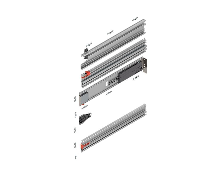 Blum REVEGO duo Pocket Profile Set. Nominal Length: 750mm. Right. 802P750D.R2