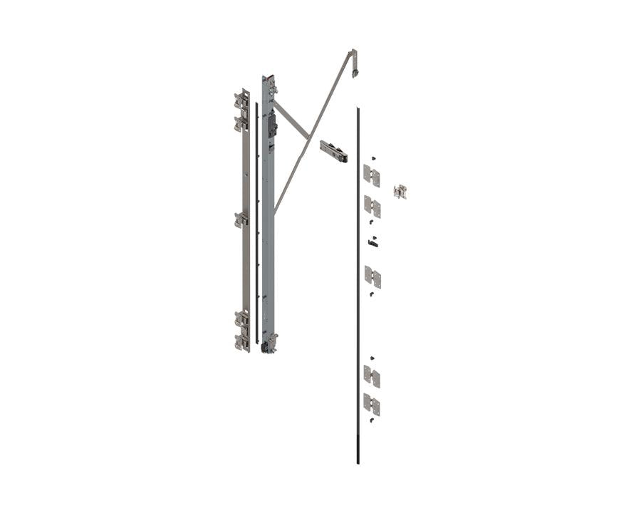 Blum REVEGO duo Hinge Bracket Set with TIP-ON for pocket height 2557 – 2706mm. Left. 802T6000.L2