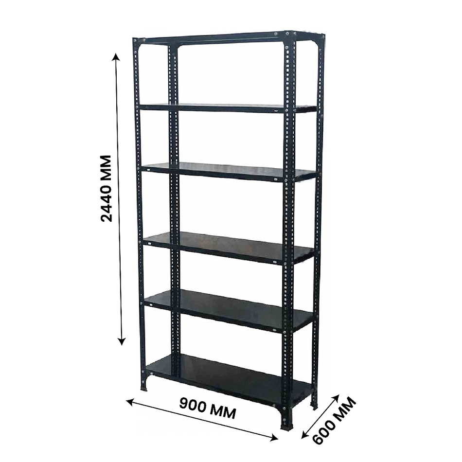 AST Slotted Angle Shelves 80 Kg/Level HR Steel Powder Coated