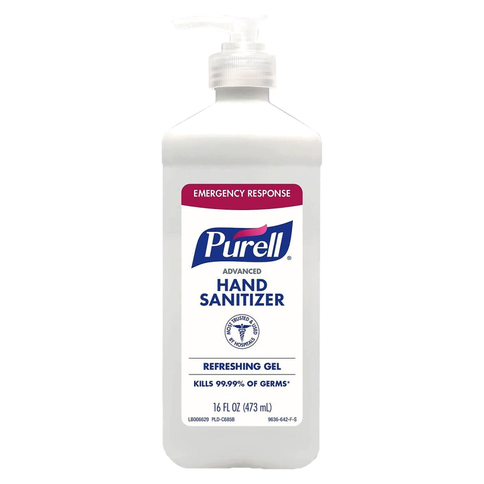 Purell Advanced Plastic Hand Sanitizer Transparent 473 ml 0.45 Kg