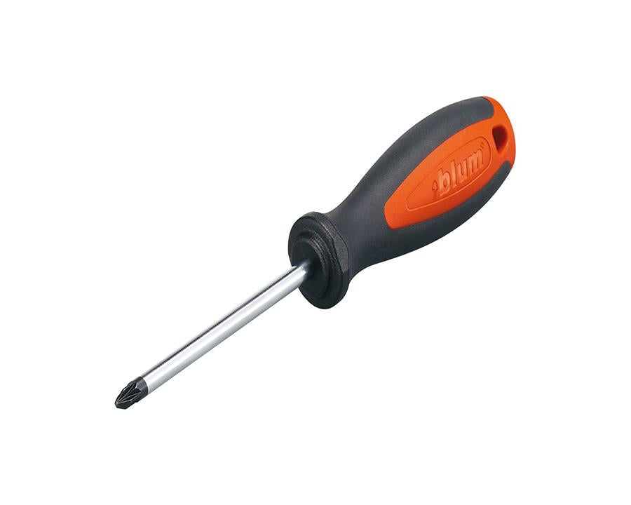 Blum Screwdriver, Cross-slot Pozidrive size 2 Overall length 210mm.