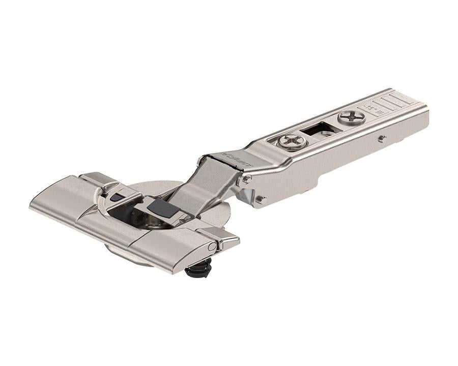 Blum CLIP top BLUMOTION Soft Close Angled Hinge -15 Degree, Full Overlay. Boss: INSERTA 79B3493