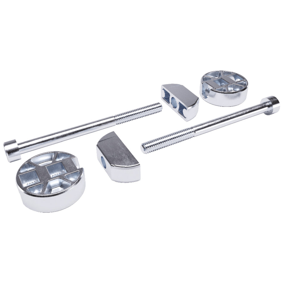 Italiana Ferramenta Set w/ 2 K TOP worktop connectors (disassembled)