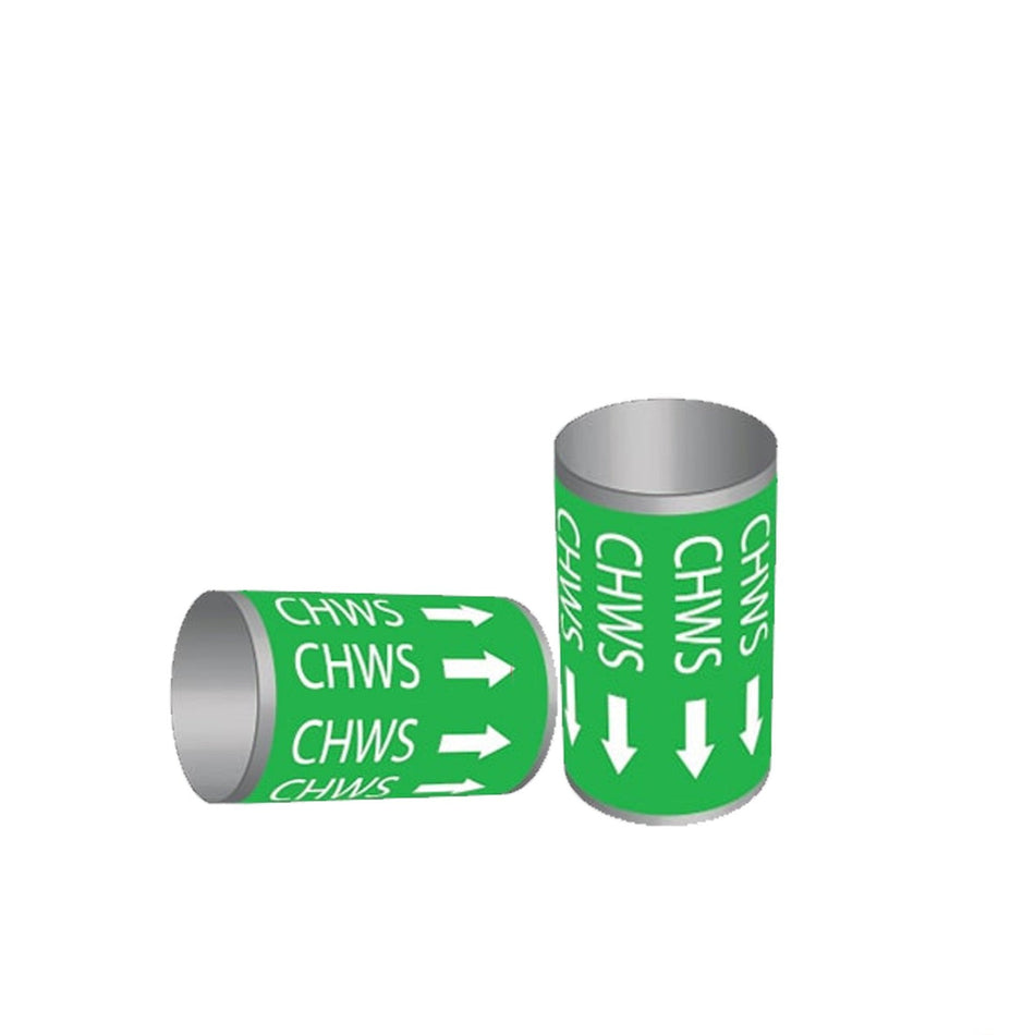 Anbi Identification Labels For CHWS With Arrow