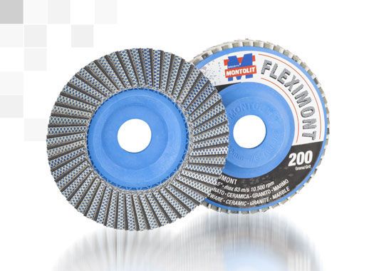 Montolit flap disc for tile grinding