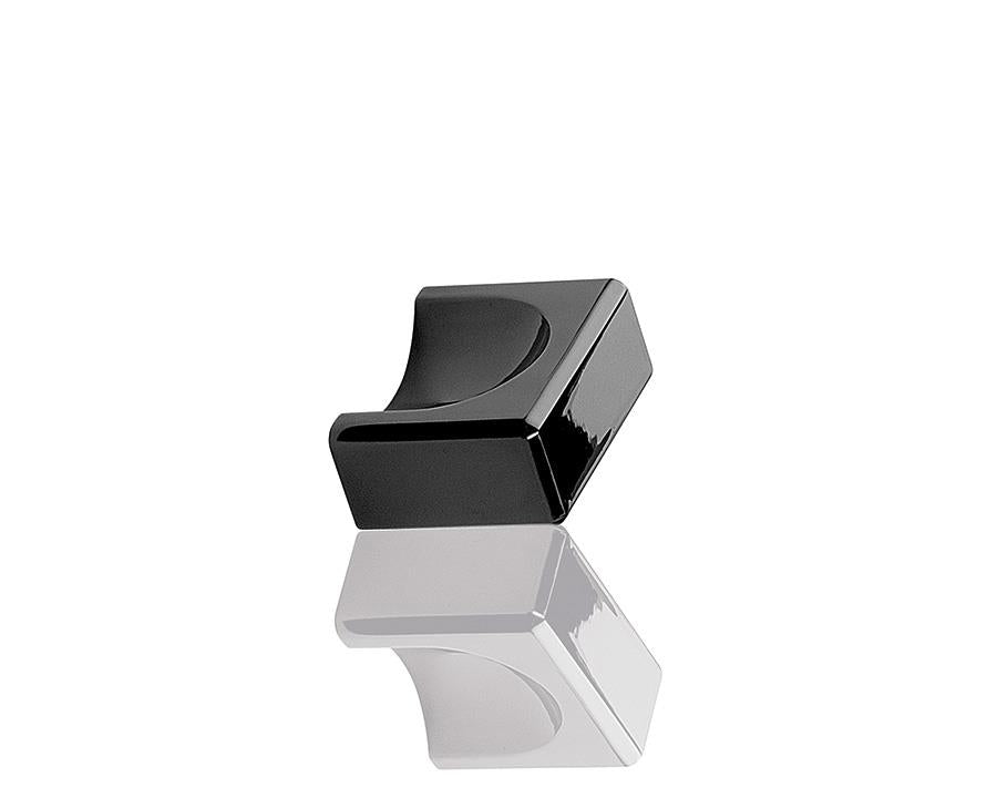 Furnipart Fold knob. Finish: Black Nickel. Length: 40mm