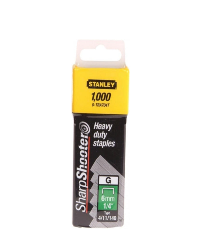 STAPLES PIN 14MM G TYPE STANLEY 1-TRA709T