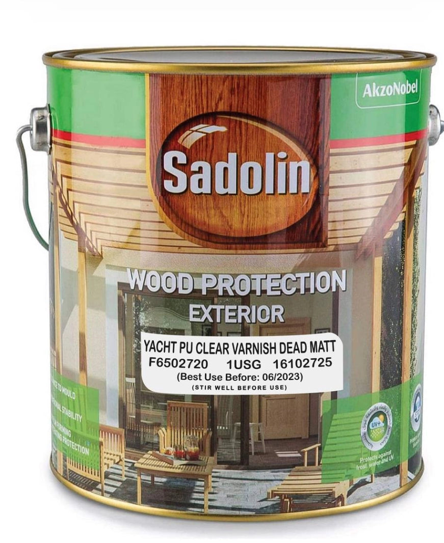 Dulux Sadolin Yacht Varnish, Dead Matt Finish 3.78 L