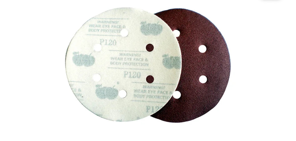 VELCRO SANDING DISC 230MM  220GRIT - APPLE / PCS