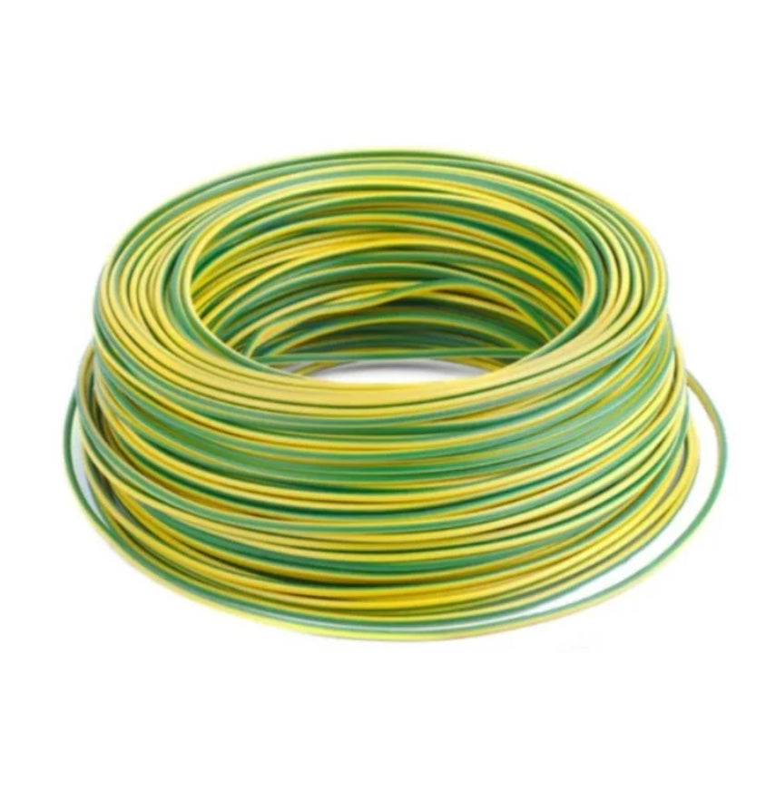 Oman PVC Single Core Cable 4mm x 100yard - Yellow Green