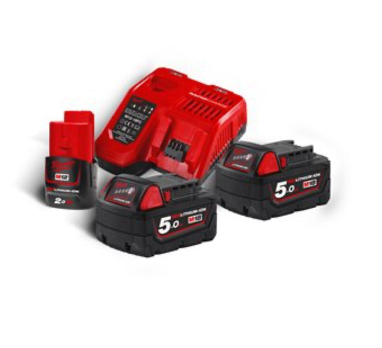 Milwaukee M18 Nrg Kit (2 X 5 Ah Bat + Charger)  Starter Pack Set