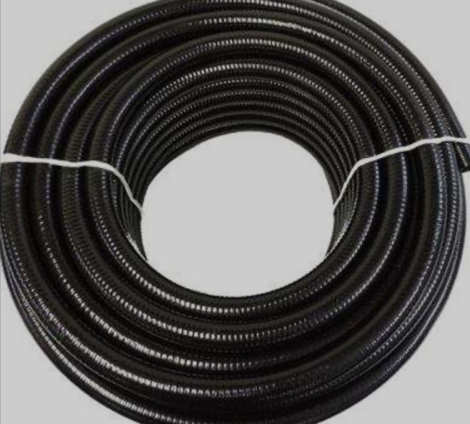 Decoduct Flexible Conduit, PVC, 20MM x 50 Mtrs Length, Black