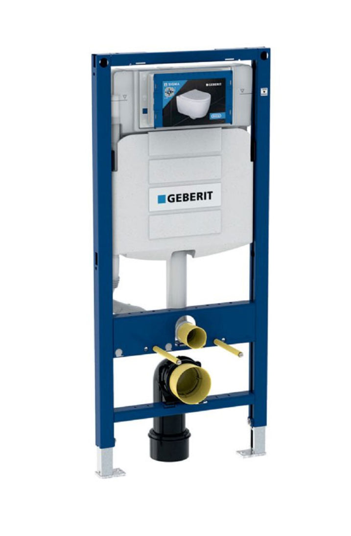 Geberit Sigma Duofix WH Cistern 112cm 12cm 111-300-5