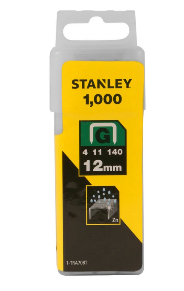 STAPLES PIN 12MM G TYPE STANLEY 1-TRA708T