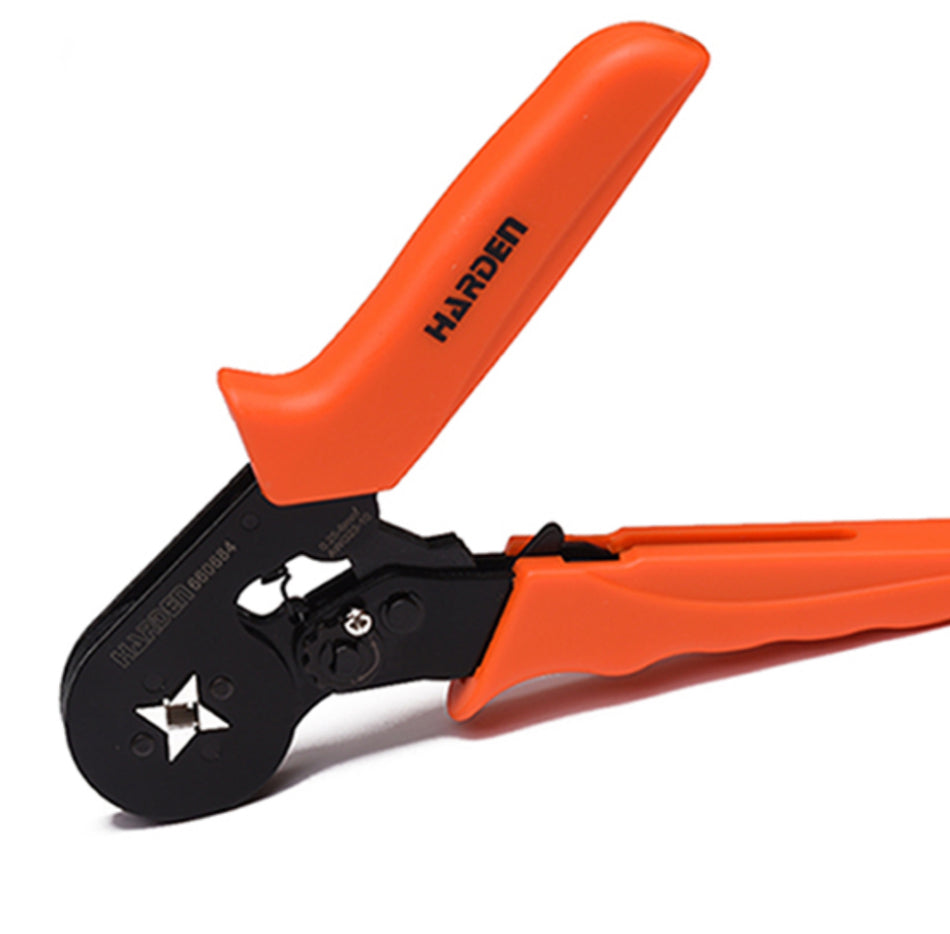 Harden Square ratchet crimping plier 175 mm 0.25-6 mm