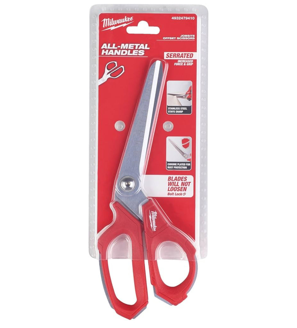 Milwaukee Jobsite Offset Scissors – 4932479410