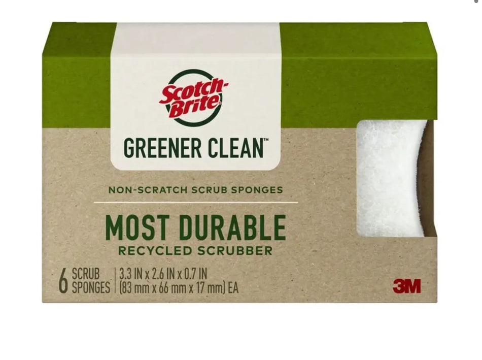 Scotch-Brite Greener Clean Non-Scratch Scrub Sponge