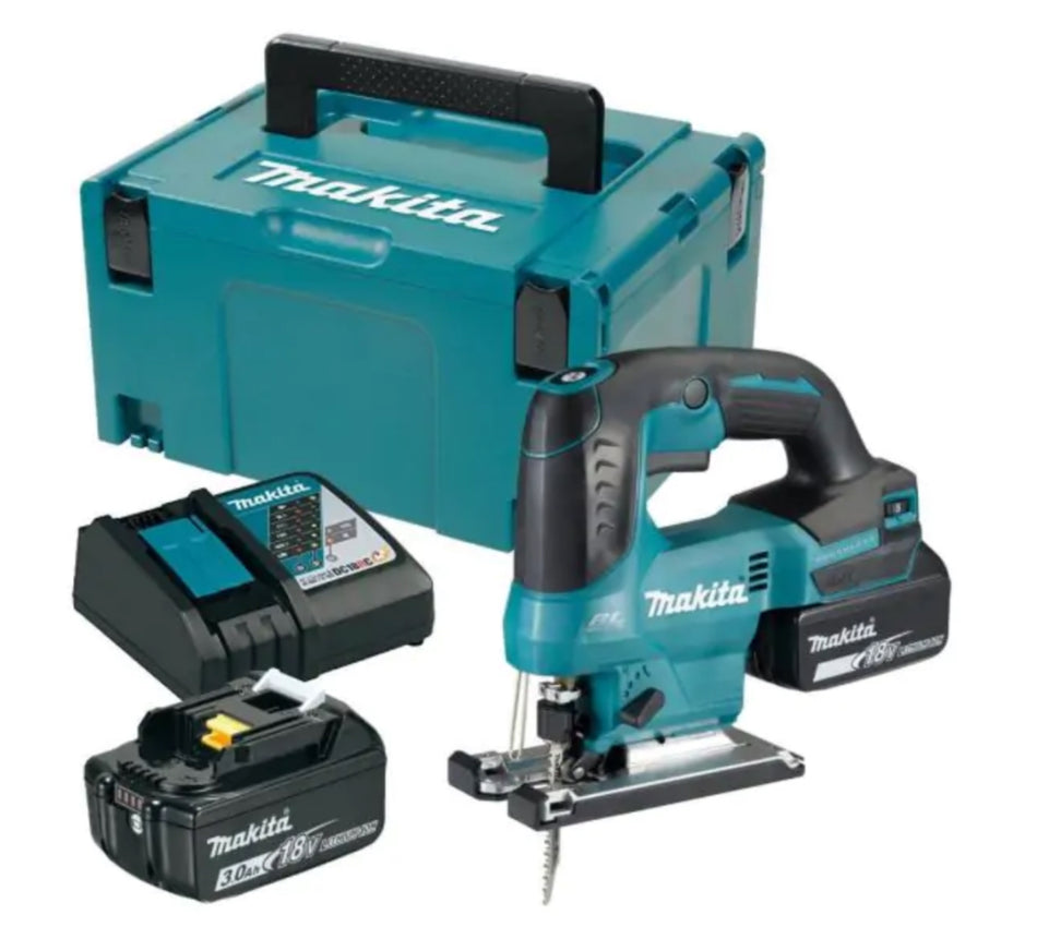 DJV184 waits 1 BATTERY 1 CHARGER CORDLESS BL JIG SAW 18V MKAITA