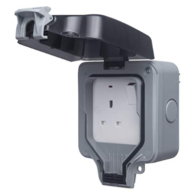 Excel Socket Switch Waterproof Single 13A