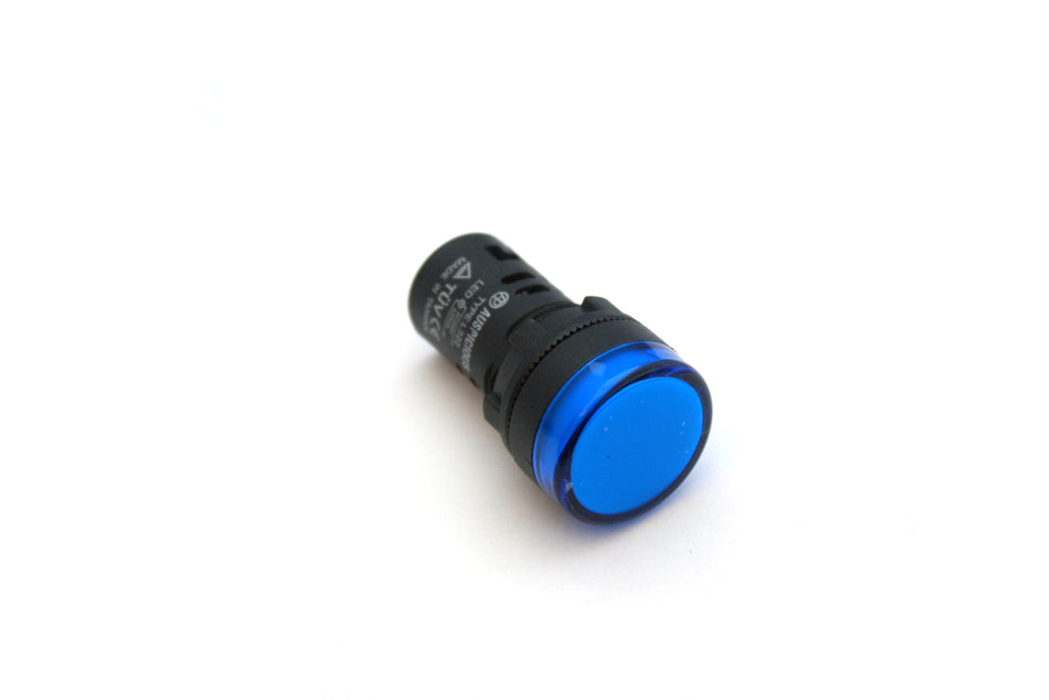 Pilot Indicator Light Blue 22 mm