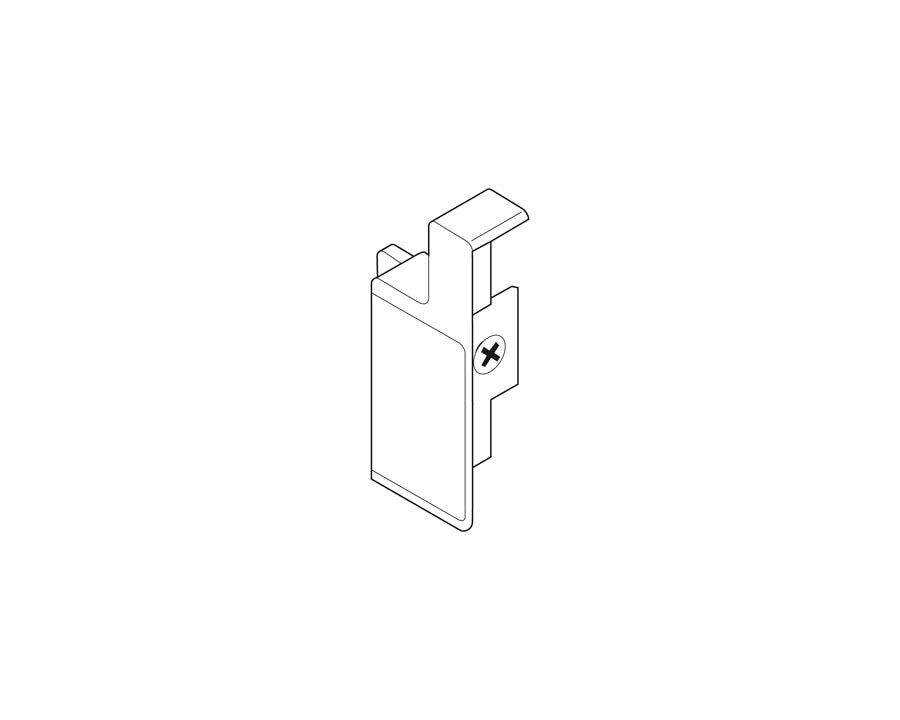 Blum METABOX Front Fixing Bracket, M Height, For INNER Drawer. Left Hand ZIF.3000.03