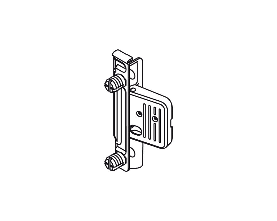 Blum METABOX Front Fixing Bracket, Clip On, Height M/K/H, Knock-In. Right Hand ZSF.1300