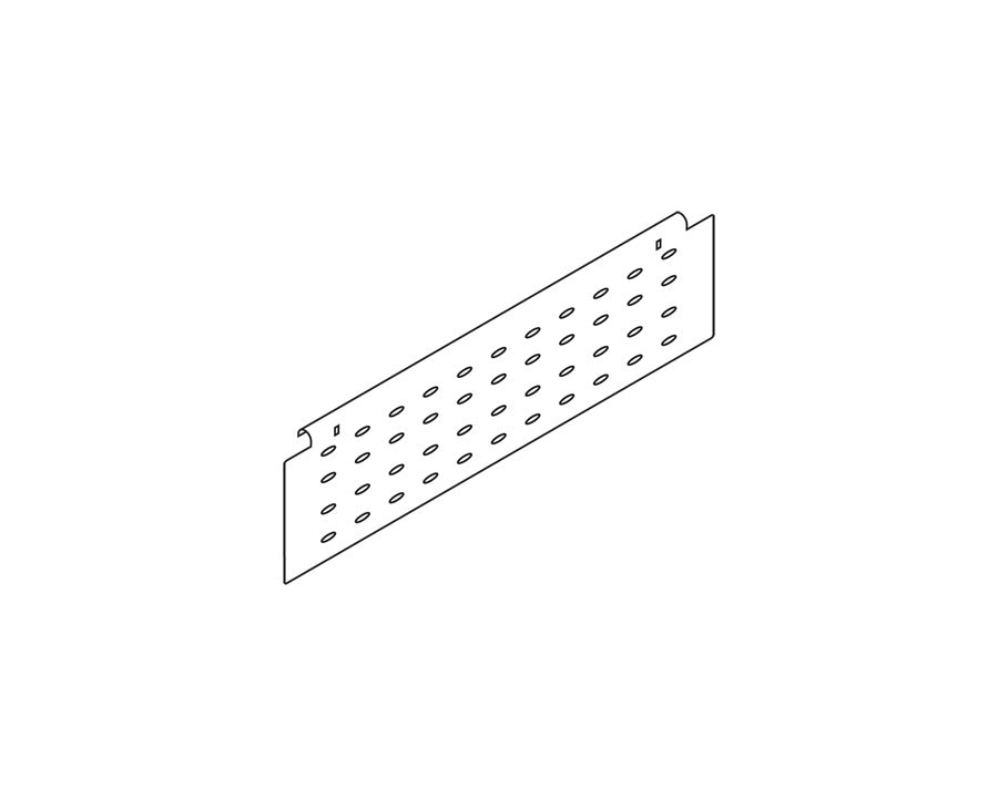 Blum METABOX BOXSIDE. D Height. Size: 128mm X 450mm Z36H417SE01 *Code includes 1 piece*