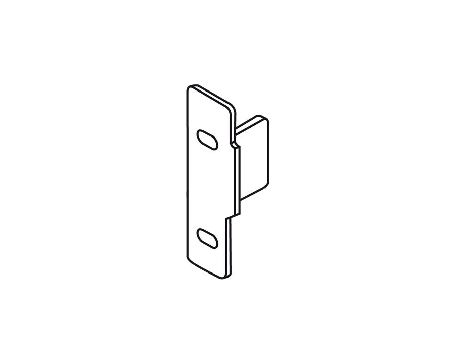 Blum METABOX Front Fixing Bracket, N Height. Screw-On. Left Hand ZSF.1510.05