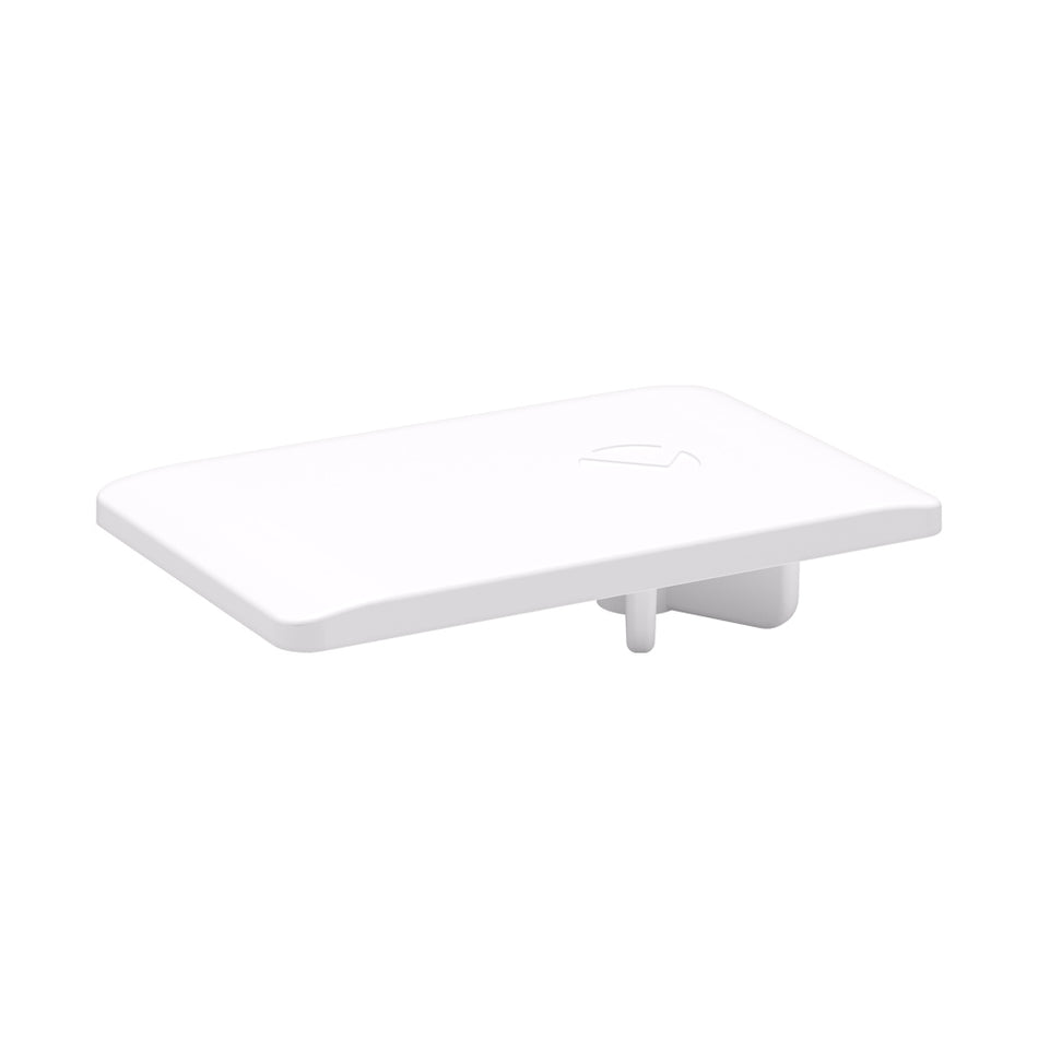 Italiana Ferramenta LH7.28 rectangular cover cap white