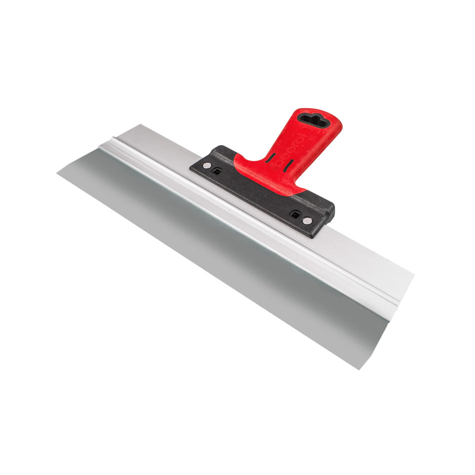 Scraper rubber plastic handle with hole, steel 40cm