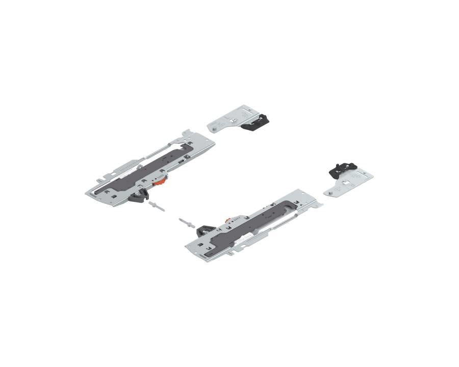 Blum TIP-ON BLUMOTION set (unit and latch) for TANDEMBOX. For 350 - 600mm NL runners. Type L1. Total weight of the pull-out 0 - 20kg T60B3330