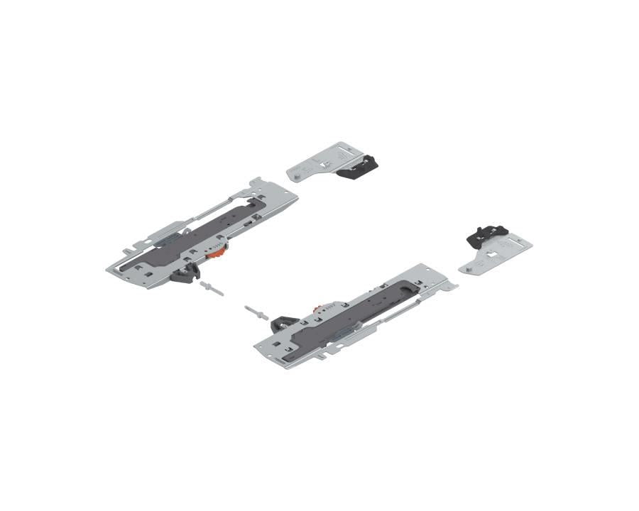 Blum TIP-ON BLUMOTION set (unit and latch) for TANDEMBOX. For 350 - 600mm NL runners. Type L3. Total weight of the pull-out 15 - 40kg T60B3530