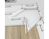 Blum TANDEMBOX antaro SPACE CORNER Drawer M Height 83MM with SYNCHROMOTION 65kg 650mm Silk White with BLUMOTION