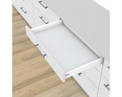 Blum TANDEMBOX antaro with TIP-ON BLUMOTION Standard Drawer N Height 68mm 30kg 500mm Silk White for drawer weight 0-20kg