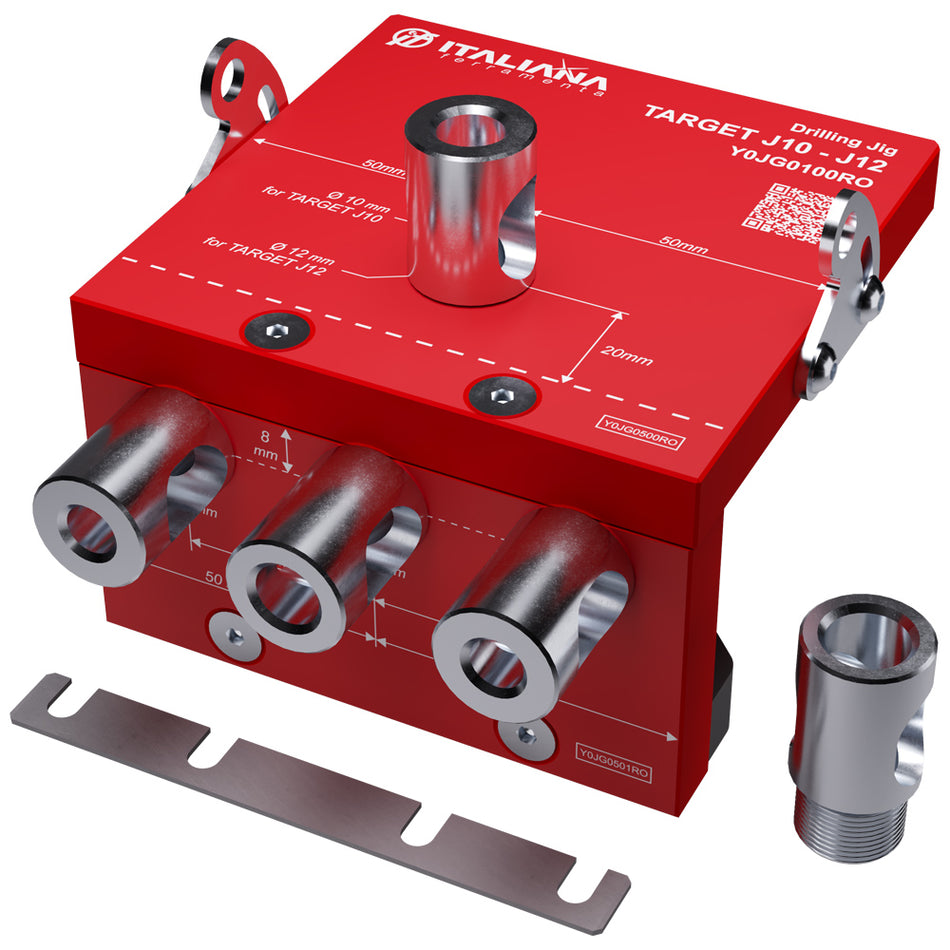 Italiana Ferramenta Drilling Jig TARGET J10 - J12 for panel thk.16 and 18mm