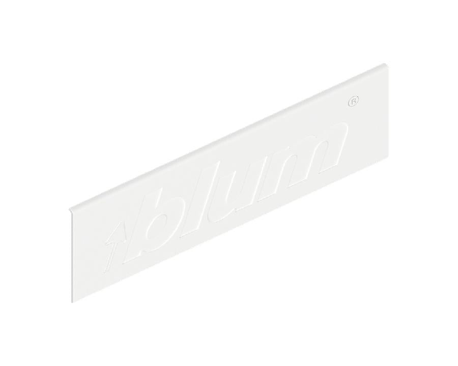 Blum LEGRABOX Spare Cover Cap LOGO, External Silk White ZA7.0700