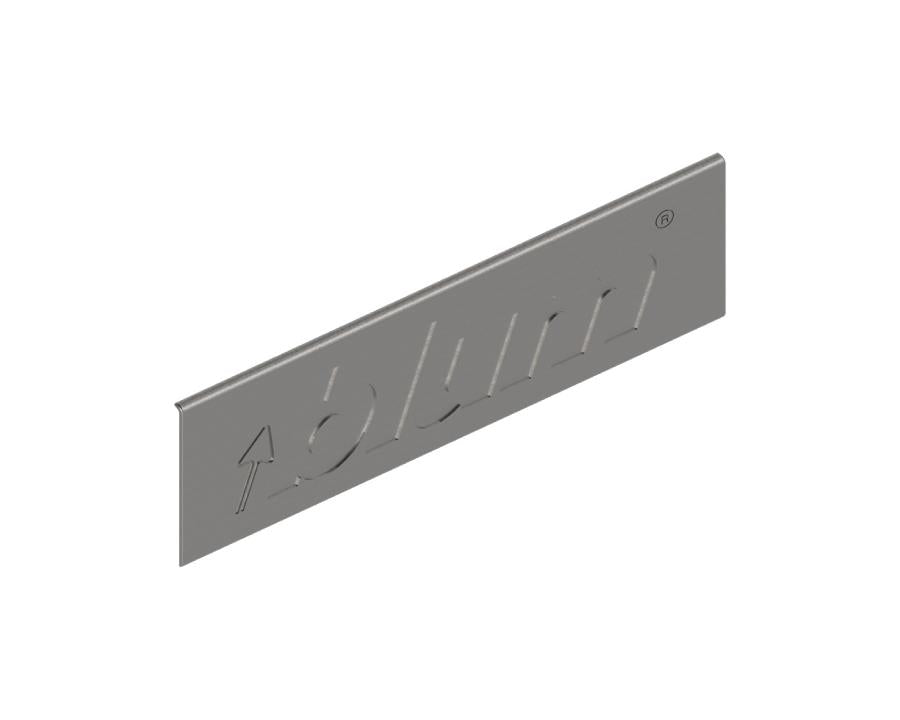 Blum LEGRABOX cover cap external Inmould Silver with logo ZA7.0709.BTAB