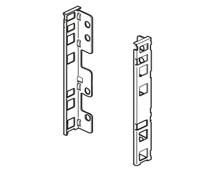 Blum LEGRABOX pure Back C Fixing Set Terra Black ZB7C000S