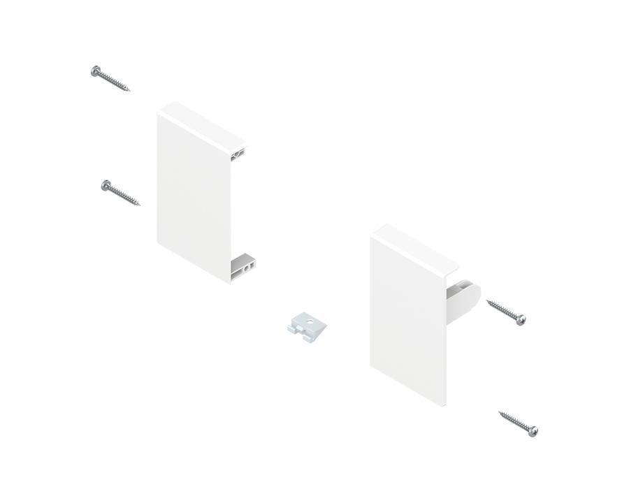 Blum TANDEMBOX antaro INNER Drawer Brackets M Height 83mm Silk White ZIF.71M0 R&L