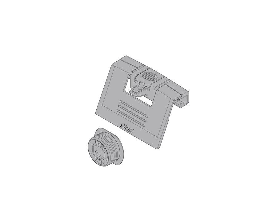 Blum TANDEMBOX intivo Handle And Latch In Nylon (White) For INNER Drawers. ZIF.80M7